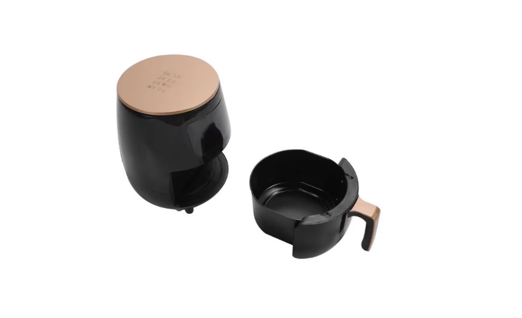 Friteuza Fara Ulei, Cu Aer Cald, Functie de Coacere, Putere 2400 W, Capacitate 6 litri, Afisaj LCD