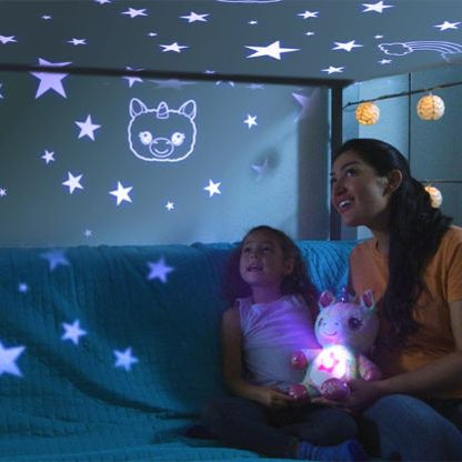 Jucarie Interactiva De Plus, Cu Functie De Lampa De Noapte, Model Cer Instelat