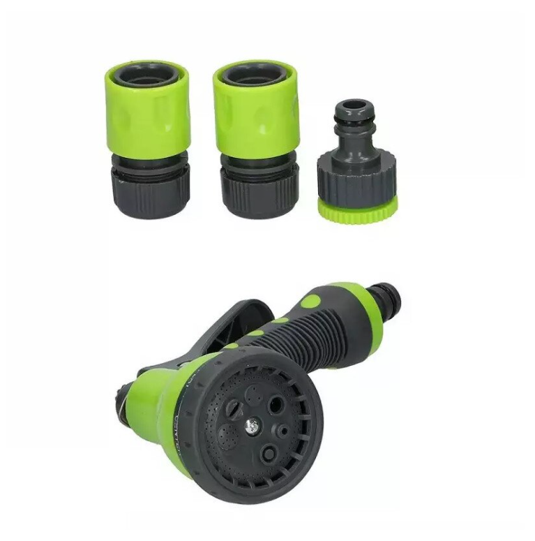 Furtun Profesional De Gradina, 15 m Lungime, Cu Pistol De Stropit, Rezistent La Intemperii si Raze UV, Flexibil