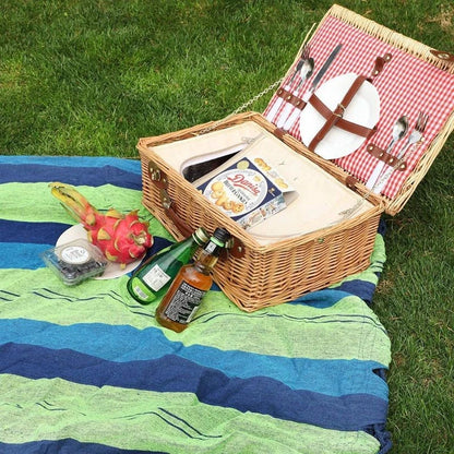 Hamac Pentru O Persoana, Din Bumbac Rezistent, Cu Bara De Lemn, 200x80 cm, Sac De Depozitare Inclus